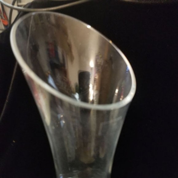 Krosno Poland "Splendour" Blown Glass Carafe fat bottom - Picture 3 of 6